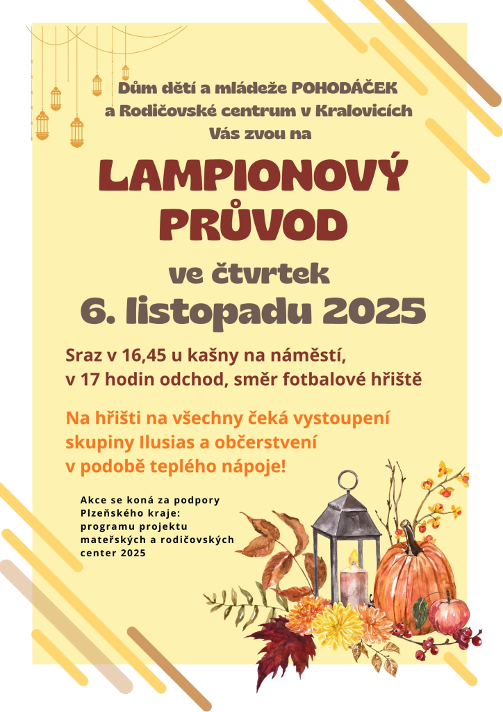 Lampionový průvod Kralovice