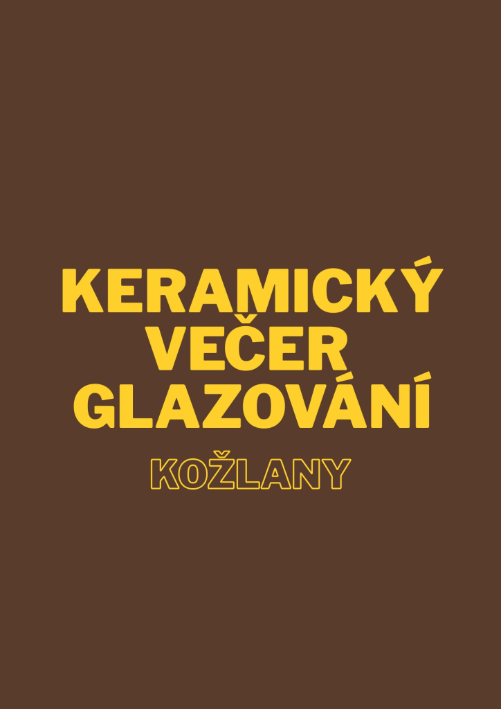 Kožlanské glazování keramický večer