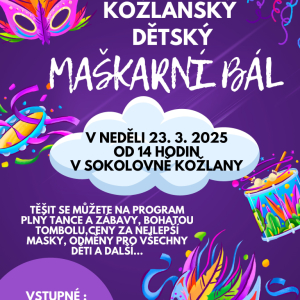 Kožlanský dětský maškarní bál