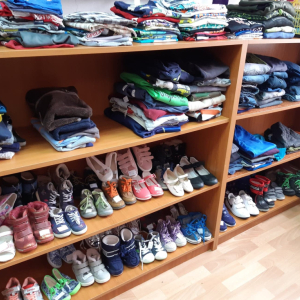 Burza dětského oblečení a bot